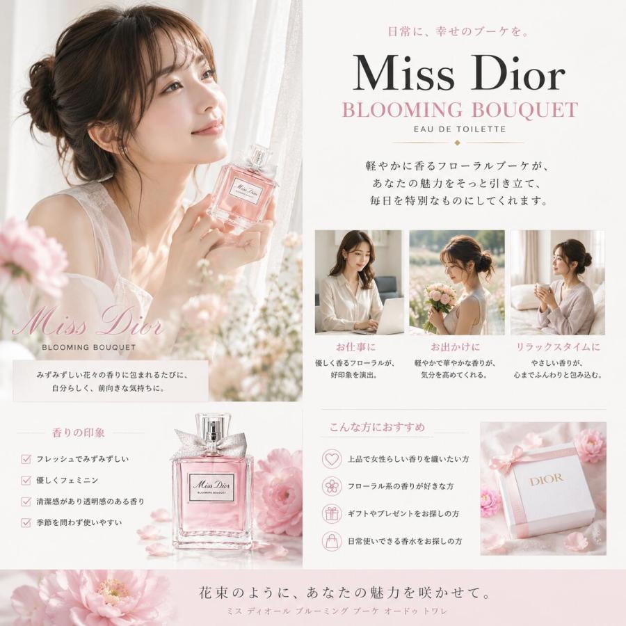 Miss Dior ディオール ミス ブルーミング ブーケ オードトワレ EDT