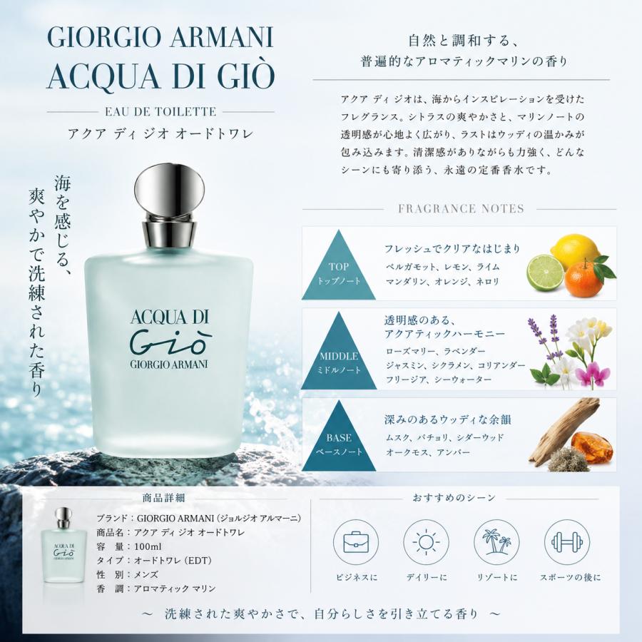 GIORGIO ARMANI ジョルジオ アルマーニ アクア ディ ジオ オードトワレ