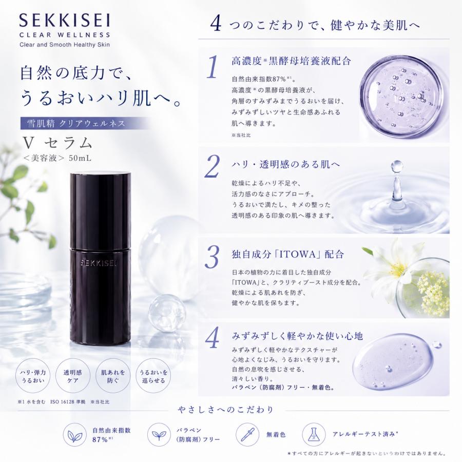 クリアウェルネス KOSE コーセー 雪肌精 V セラム 美容液 50mL