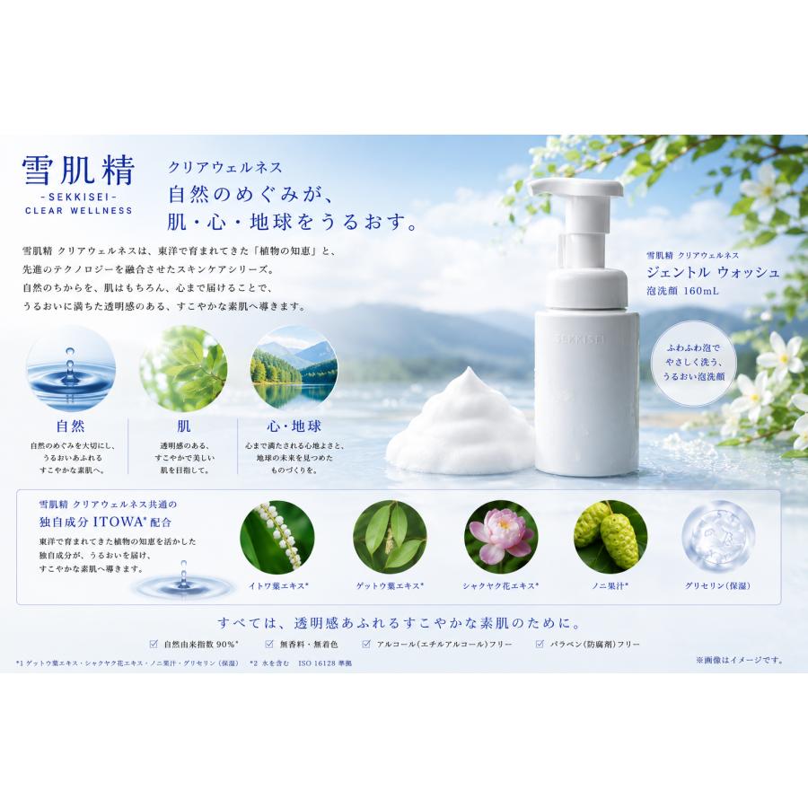 クリアウェルネス KOSE コーセー 雪肌精 ジェントル ウォッシュ 160ml