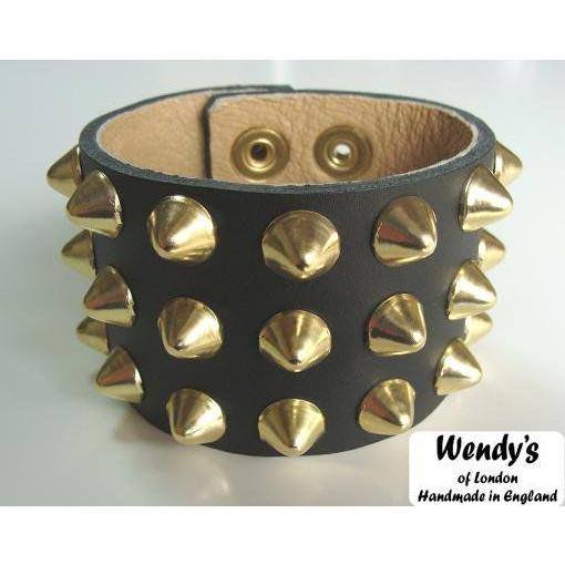 WENDY'S ウェンディーズ 正規 イギリス製 3-Row Conical Stud