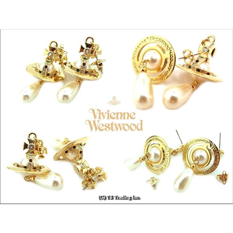 Vivienne Westwood ポップ金色のイヤリングと真珠. Vivienne Westwood（ヴィヴィアンウエストウッド） ピアスイヤリング