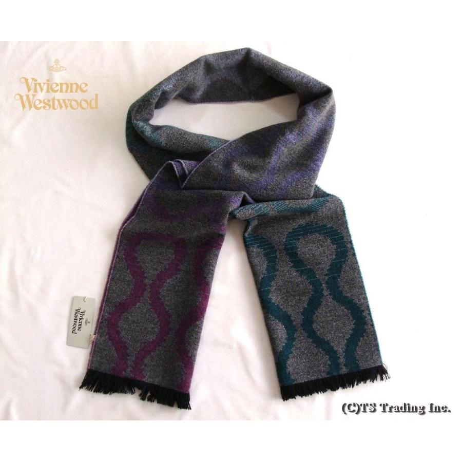 ヴィヴィアンウエストウッド　スクイグル柄薄手ストール　新品未使用 Vivienne Westwood（ヴィヴィアンウエストウッド） ヴィヴィアン