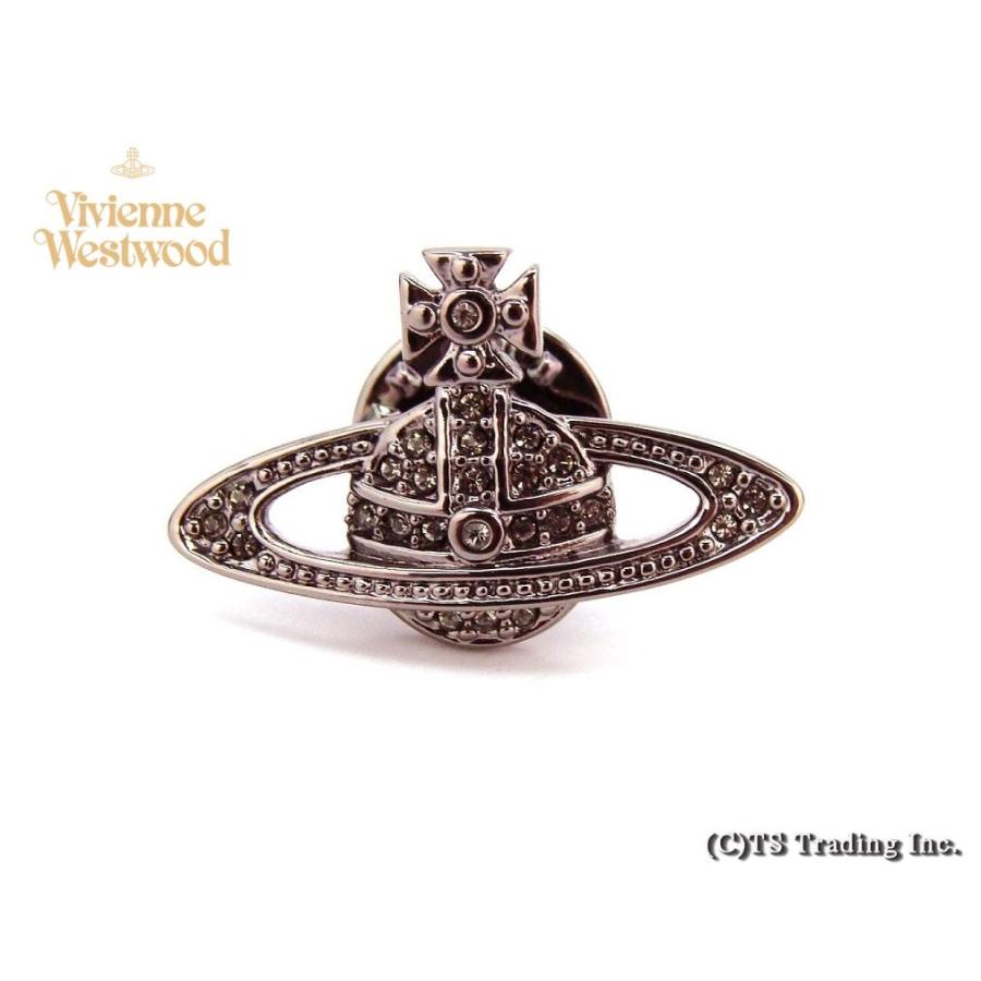 美品 ヴィヴィアンウエストウッド ミニバスレリーフ クラッチピン オーブ 銀 Vivienne Westwood（ヴィヴィアンウエストウッド） ヴィヴィアン