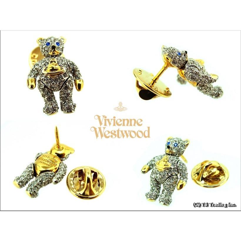 新品未使用　ヴィヴィアンウエストウッド テディベア ピンバッチ ブローチ Vivienne Westwood（ヴィヴィアンウエストウッド） ヴィヴィアン