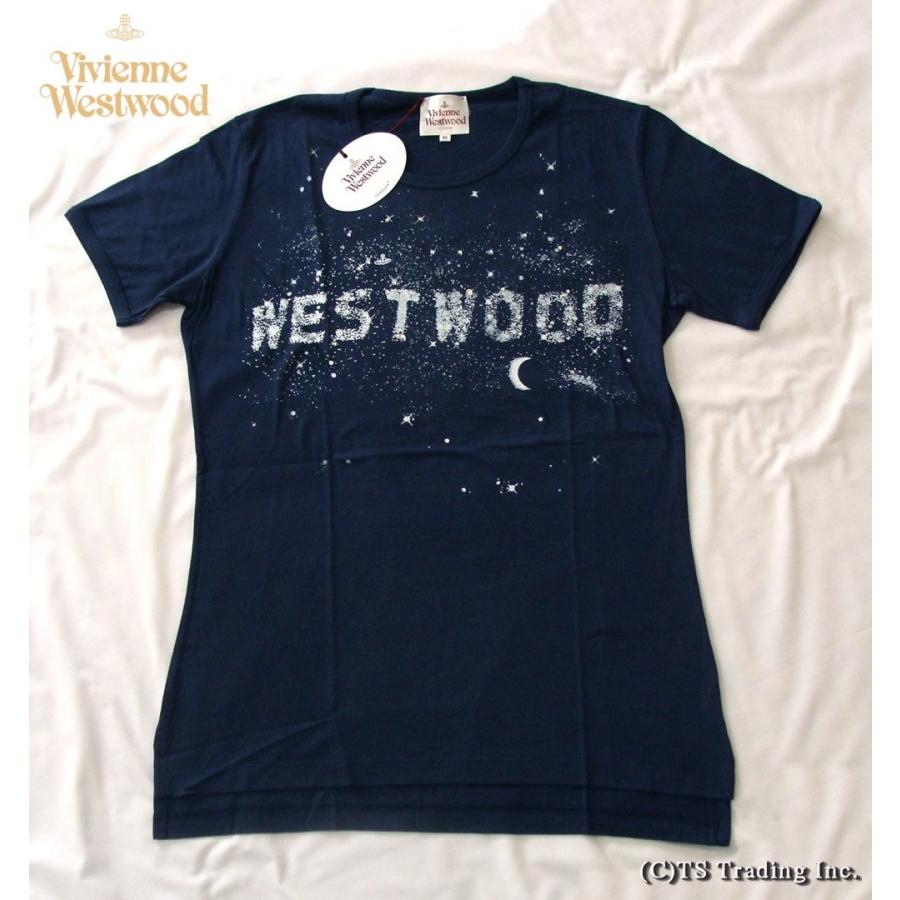 Vivienne Westwood ヴィヴィアンウエストウッド Milky Way Tee ミルキーウェイ Tシャツ Navy :vwt-1