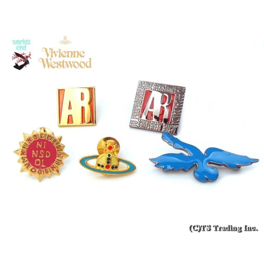 ヴィヴィアンウエストウッドワールズエンド World's End Pin & Brooch Set限定ロンドン・ワールズエンド店 ピンバッジ＆ブローチセット（5個）｜platzts