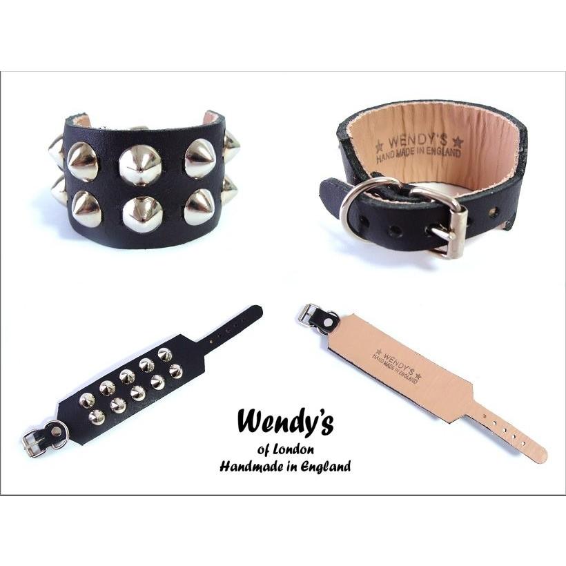 WENDY'S ウェンディーズ スタッズベルト 2連 WENDY'S 2連 ピラミッド