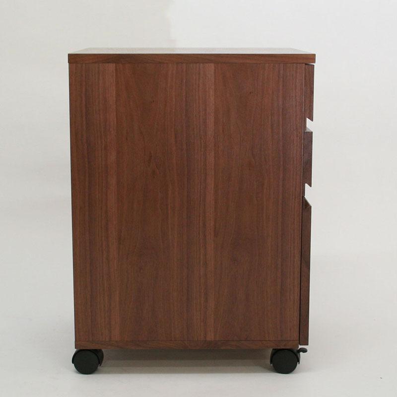 Walnut Desk Chest ウォールナット デスク チェスト W400mm ミッドセンチュリー オフィス 書斎 おしゃれ K-2315BR | ICHIBA | 03