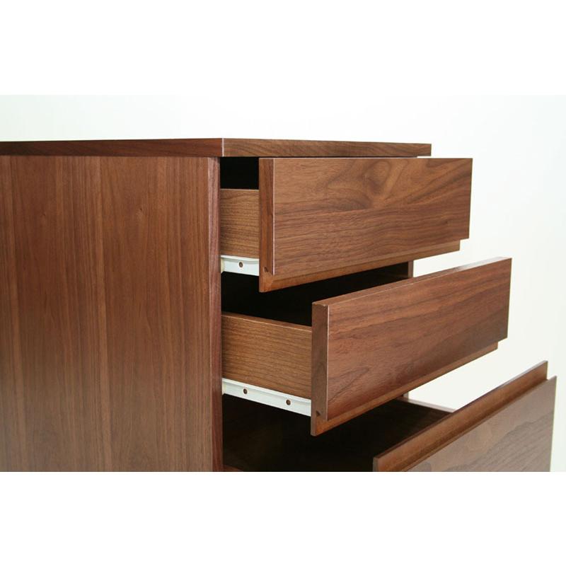 Walnut Desk Chest ウォールナット デスク チェスト W400mm ミッドセンチュリー オフィス 書斎 おしゃれ K-2315BR | ICHIBA | 04