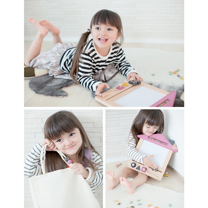 gg* 05 oekakihouse (dog) 知育おえかきボード 新品 gg* ｜oekaki house dog（オエカキハウス）｜ 木のお絵かきボード｜2歳～