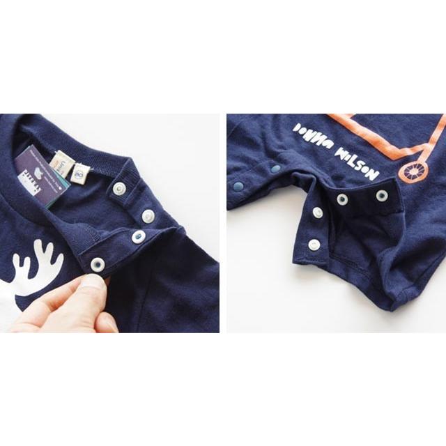 ドナ ウィルソン キックスケーター ロンパース 80cm DONNA WILSON Kick Skater Rompers ムース ヘラジカ ネイビー 出産祝い |  | 01