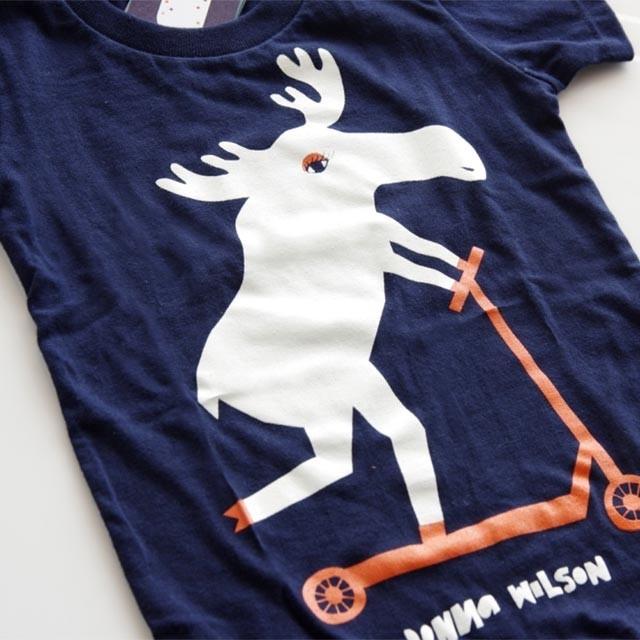 ドナ ウィルソン キックスケーター ロンパース 80cm DONNA WILSON Kick Skater Rompers ムース ヘラジカ ネイビー 出産祝い |  | 03