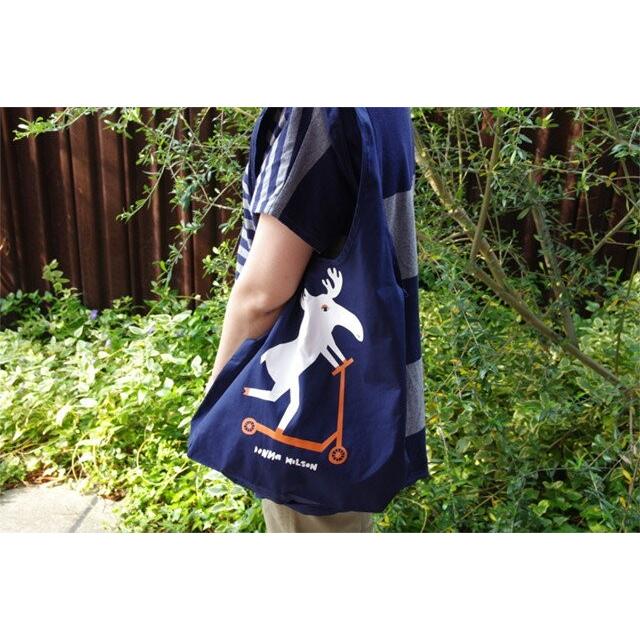 DONNA WILSON ドナ・ウィルソン Kick Skater Shopper キック・スケーター・ショッパー ムースのキックスケーターショッピングバッグ ヘラジカ エコバッグ トート |  | 01