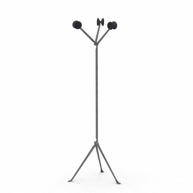 法人宛限定 MAGIS マジス Officina Coat stand オフィチーナ コートスタンド フレーム:SILVER/BLACK フック:BLACK/GREY/GREEN | MAGIS