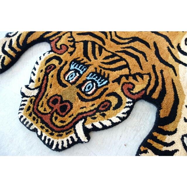 S チベタンタイガーラグ Tibetan Tiger Rug Sサイズ DTTR-01 S チベタンタイガーラグ Tibetan Tiger Rug Sサイズ DTTR-01
