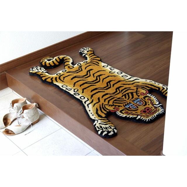 S チベタンタイガーラグ Tibetan Tiger Rug Sサイズ DTTR-01 S チベタンタイガーラグ Tibetan Tiger Rug Sサイズ DTTR-01