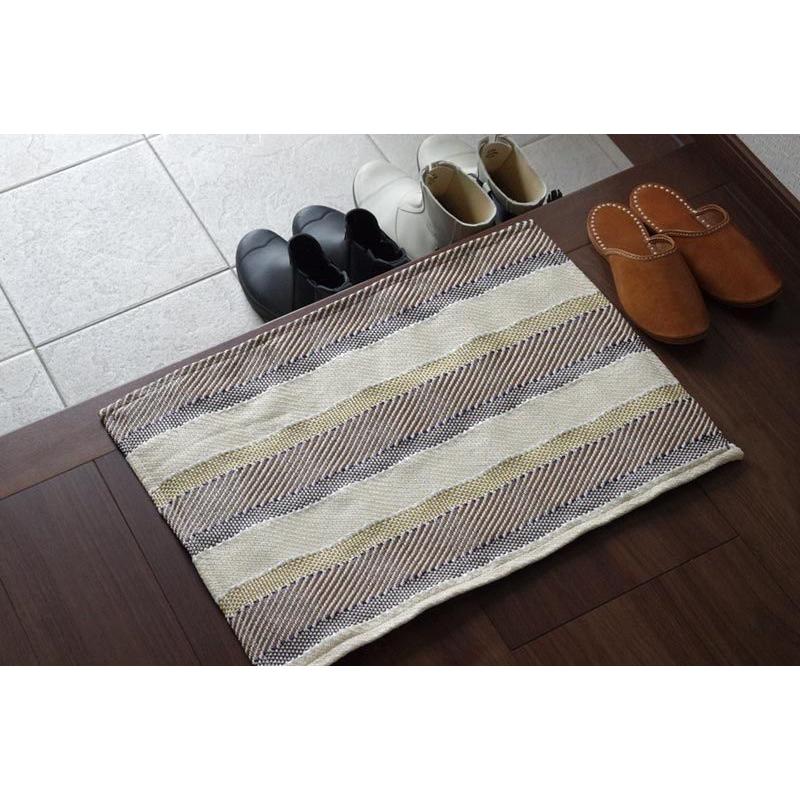 amabro（アマブロ） ミクスド ウィービング ラグ エントランス MIXED