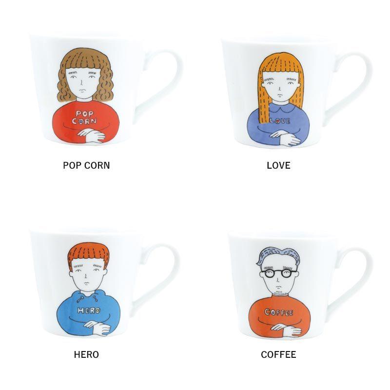 ANGLE アンニュイマグ POP CORN/LOVE/HERO/COFFEE アングル ENNNUI MUG