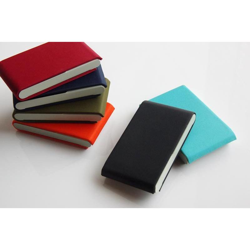 Metle Card Case メトレ カード ケース ブラック/バーガンディー/ネイビー/オリーブ/オレンジ/ターコイズ 名刺入れ カードホルダー カードケース |  | 07