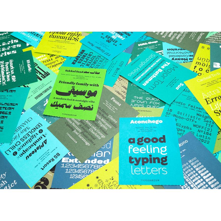 9月中旬入荷 Typodarium 2027 タイポダリウム 日めくりカレンダー フォント font ドイツ 卓上 壁掛け 2027年1月始まり | ブランド登録なし | 11