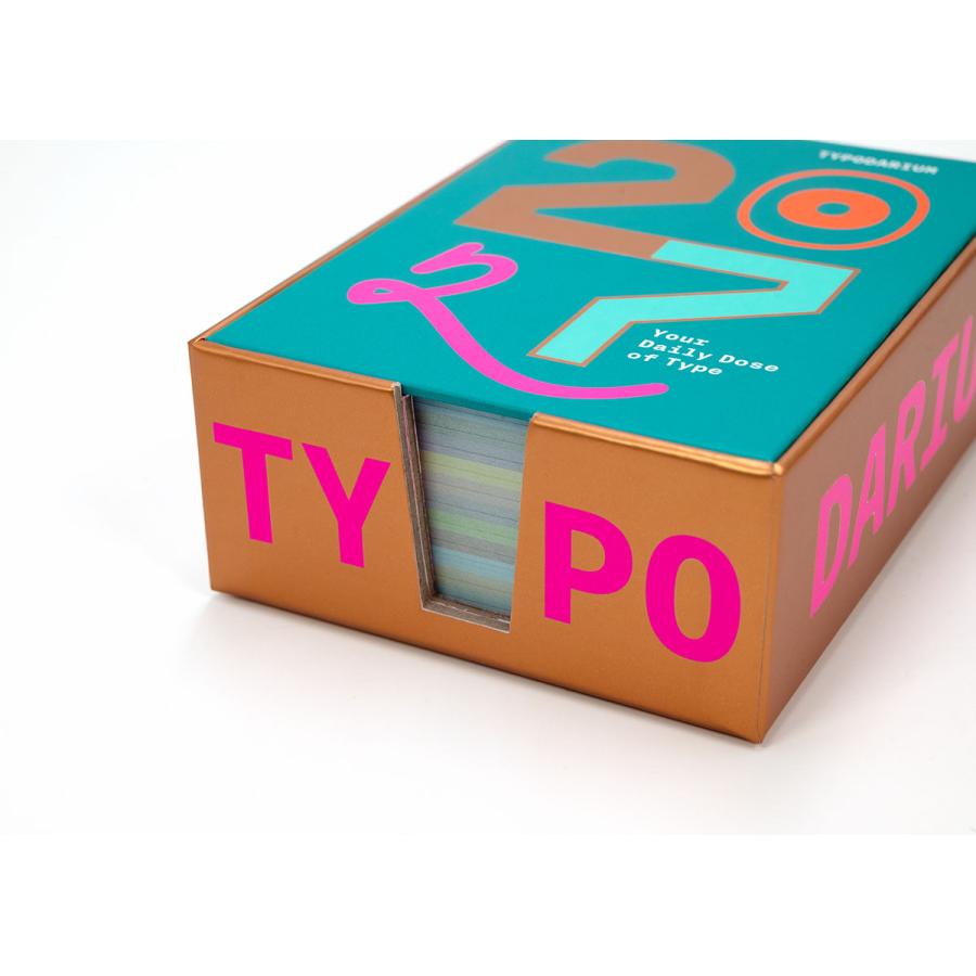 9月中旬入荷 Typodarium 2027 タイポダリウム 日めくりカレンダー フォント font ドイツ 卓上 壁掛け 2027年1月始まり | ブランド登録なし | 07