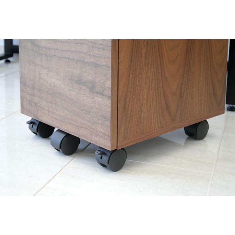 Walnut Desk Chest ウォールナット デスク チェスト W340mm ミッドセンチュリー オフィス 書斎 おしゃれ K-2547BR | ICHIBA | 04