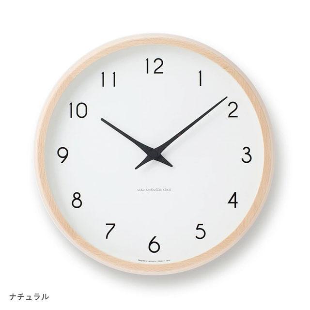 【定価13200円】レムノス 掛け時計 カンパーニュ ブラウンPC10-24W Lemnos（レムノス） Campagne カンパーニュ PC10-24W ナチュラル