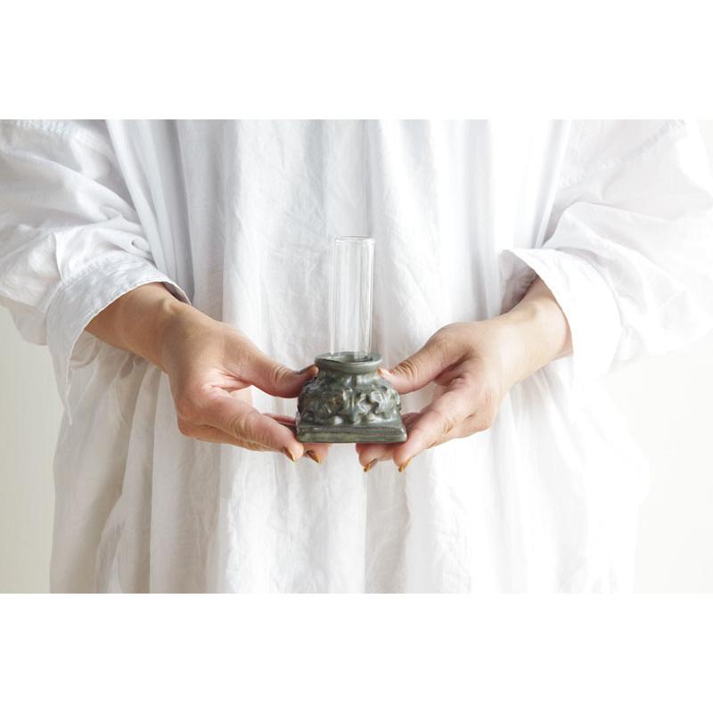 アズ・ポタリー ピラー AS POTTERY / PILLAR WEST VILLAGE TOKYO ウエストビレッジトーキョー  ホワイト グリーン 花瓶 一輪挿し フラワーベース 陶器 | WEST VILLAGE TOKYO | 02