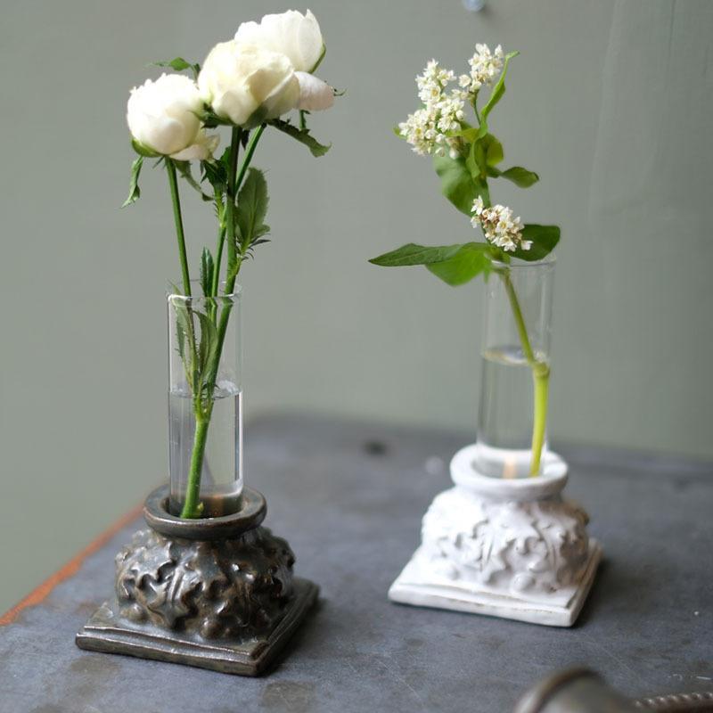 アズ・ポタリー ピラー AS POTTERY / PILLAR WEST VILLAGE TOKYO ウエストビレッジトーキョー  ホワイト グリーン 花瓶 一輪挿し フラワーベース 陶器 | WEST VILLAGE TOKYO | 05