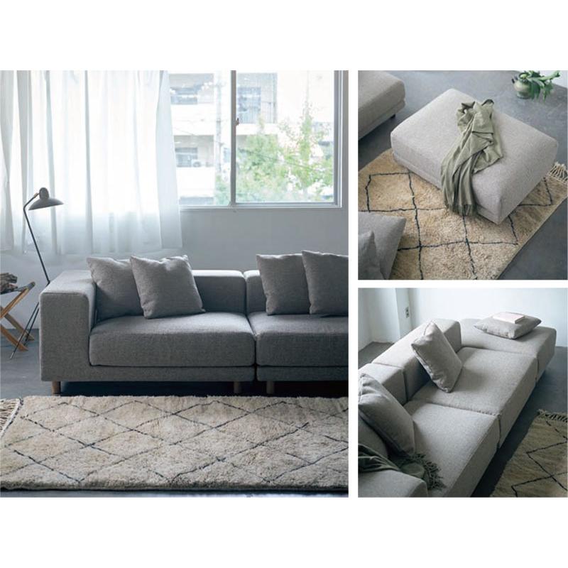 SIEVE スナグ ユニット ソファ オットマン snug.unit sofa ottoman ベージュ/ブルー/ブラック/グリーン シーヴ 北欧 SVE-SF022Oの画像