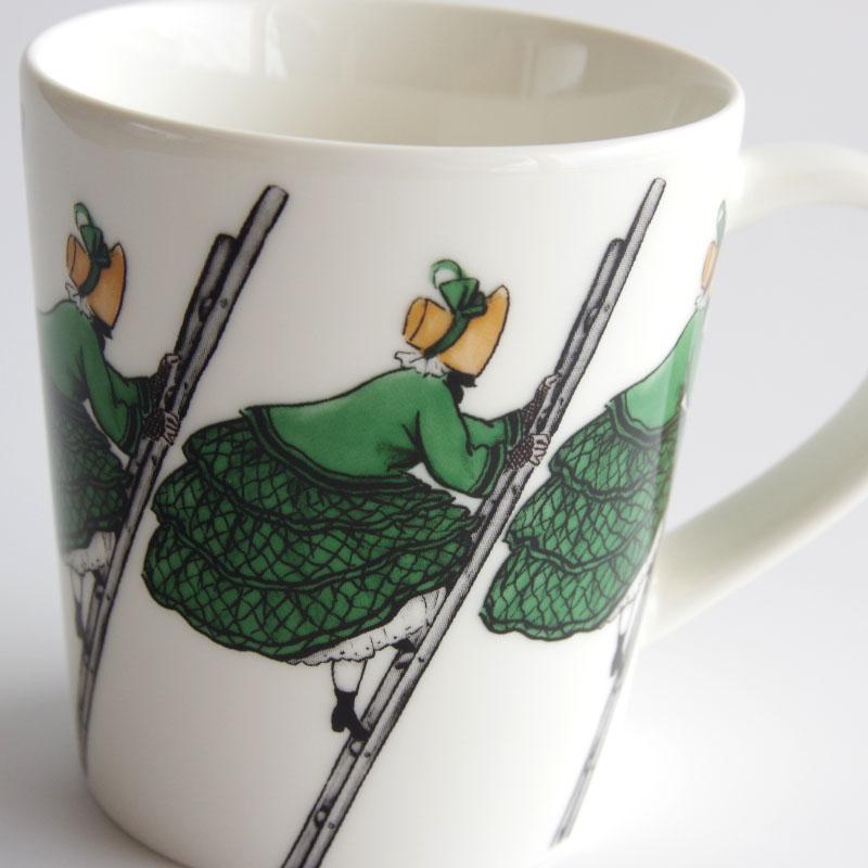 エルサベスコフ マグカップ ハンドル付 アーント グリーン Design House Stockholm Elsa MUG WITH