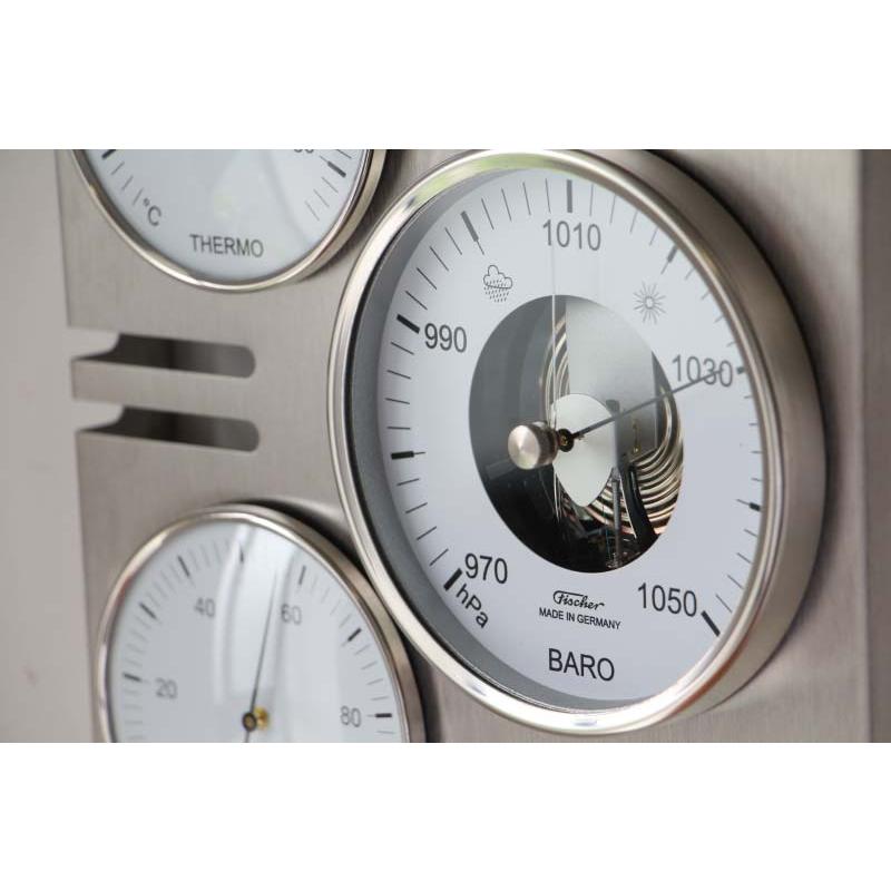 ウェザー ステーション スクエア Fischer-barometer Weather Staition