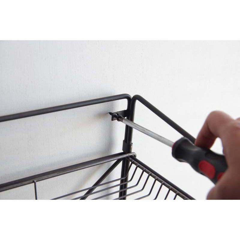 Lサイズ HABANA Folding Shelf BK ハバナ フォールディングシェルフ WEST VILLAGE TOKYO ウエストビレッジトーキョー ディスプレイ アイアン 棚 ４段 | WEST VILLAGE TOKYO | 04