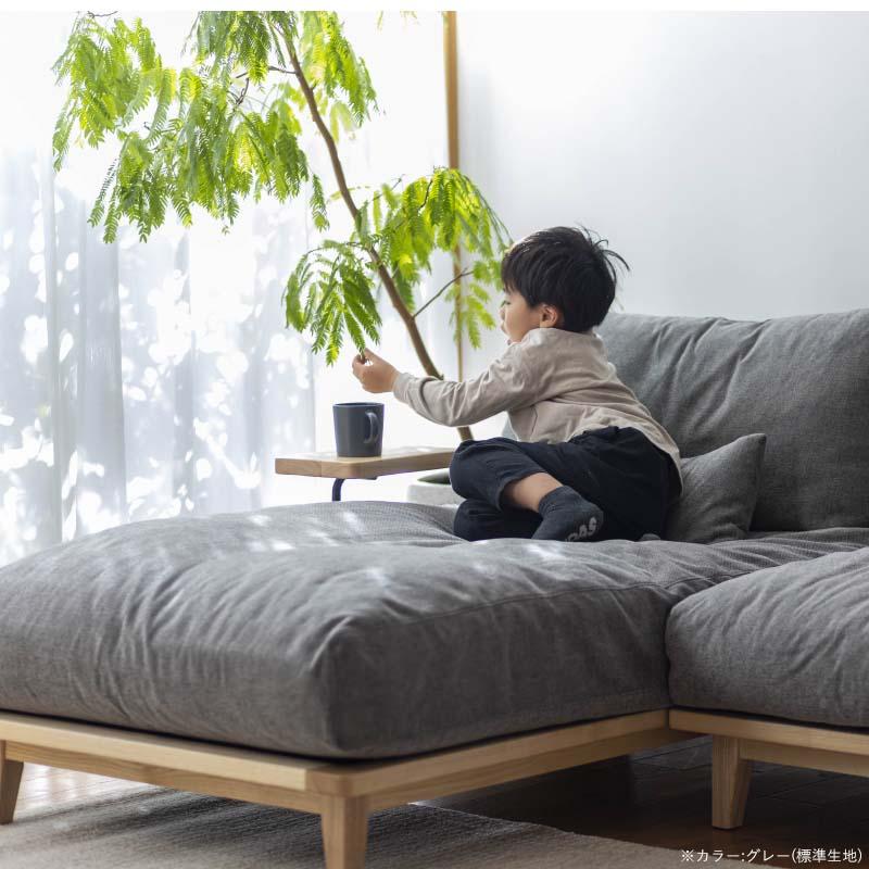 【まとめ売り】 ペット対応生地/ロング Fumi 幸せになるソファ ベージュ/グレー/ネイビー 一人掛け 1シーター 北欧 ナチュラル カバーリング 洗える ペット 犬 猫 【KUE2321138774】(83490円)