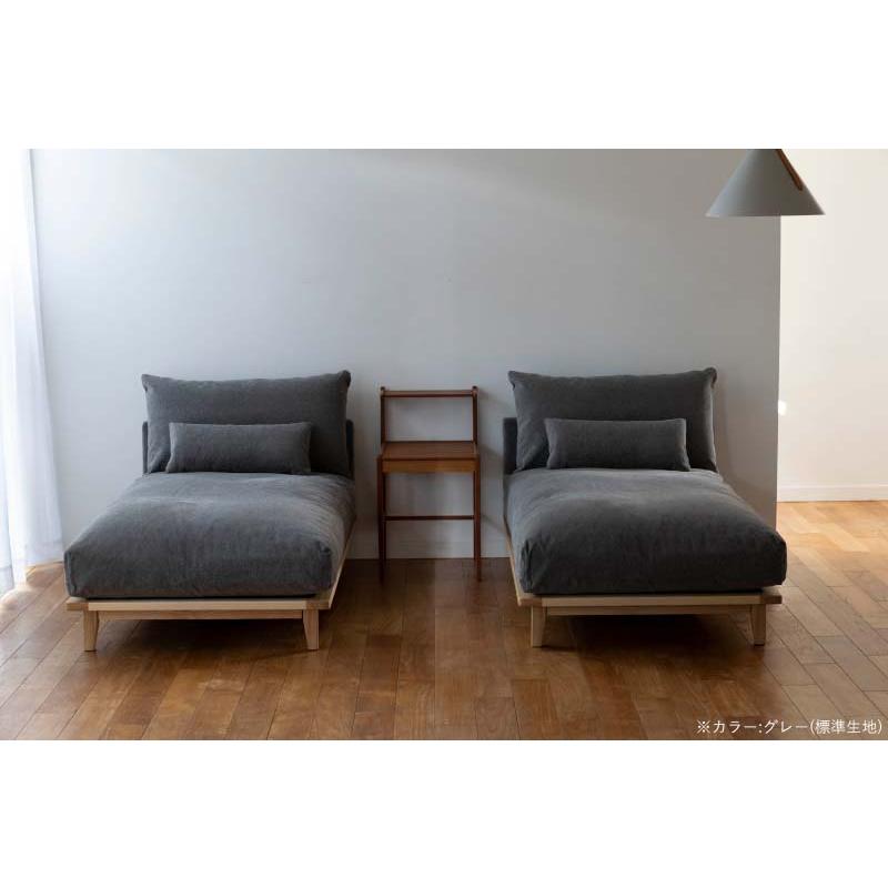 【まとめ売り】 ペット対応生地/ロング Fumi 幸せになるソファ ベージュ/グレー/ネイビー 一人掛け 1シーター 北欧 ナチュラル カバーリング 洗える ペット 犬 猫 【KUE2321138774】(83490円)