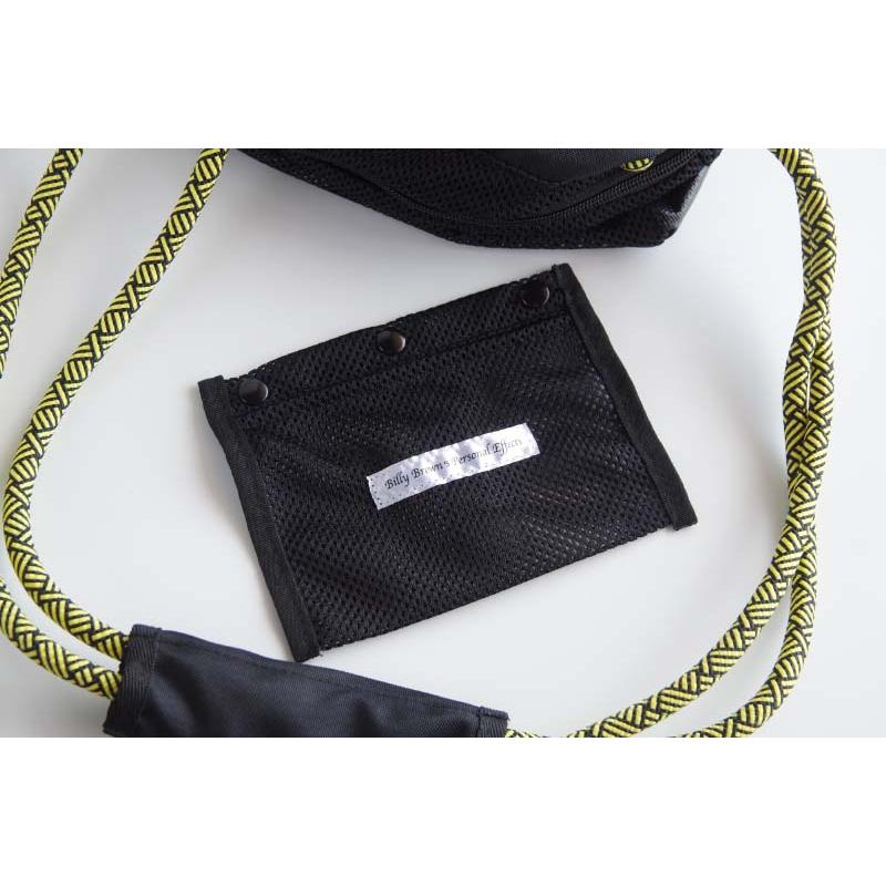 サイクルバッグ メッシュ ミニ cycle bag mesh mini ブラック/オレンジ