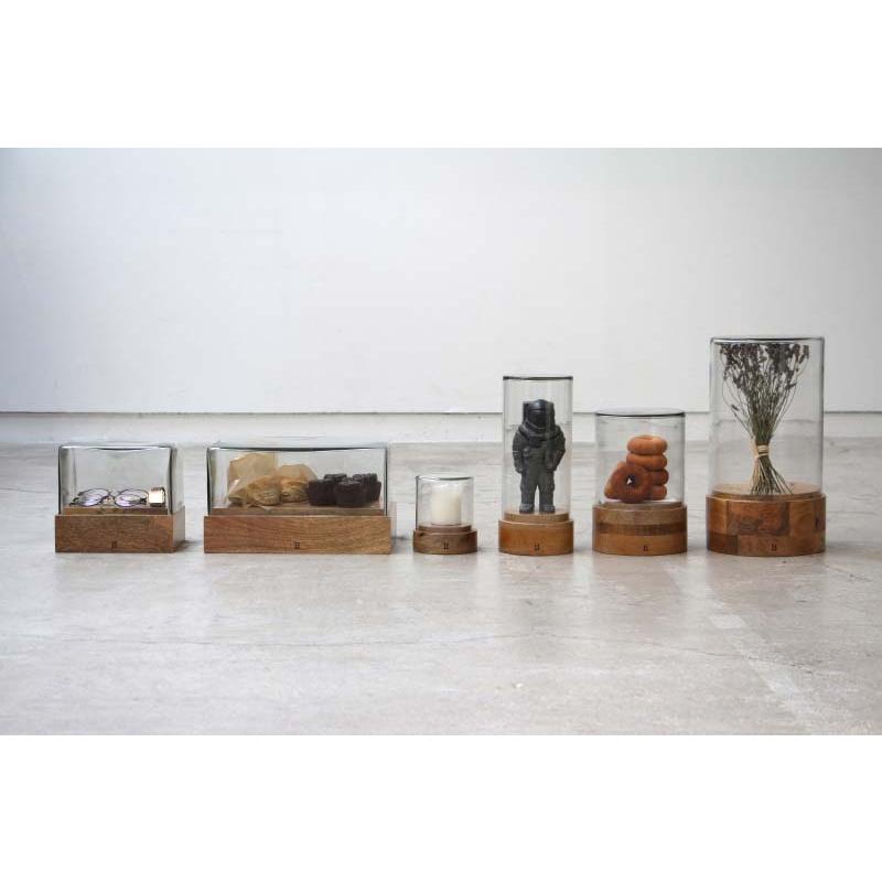 DETAIL（ディテール） ガラスドーム レクタングル2 HERE Glass Dome