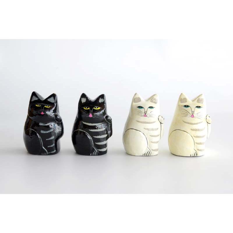 amabro（アマブロ） インドの招き猫 PAPER MACHE CAT DOLL amabro