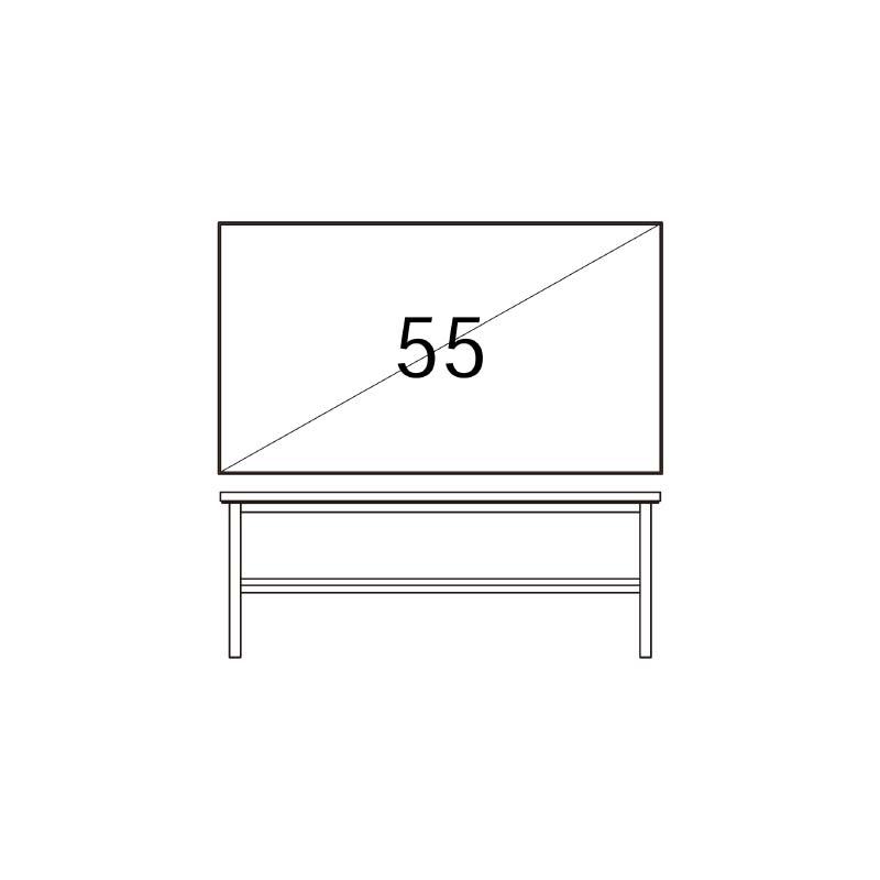 HOIM Angle TV Rack ホイム アングル TVラック TVボード TV台 サイドボード 棚 オーク 鉄 アイアン 国産 日本製 おしゃれ シンプル CLASKA クラスカ | ブランド登録なし | 07