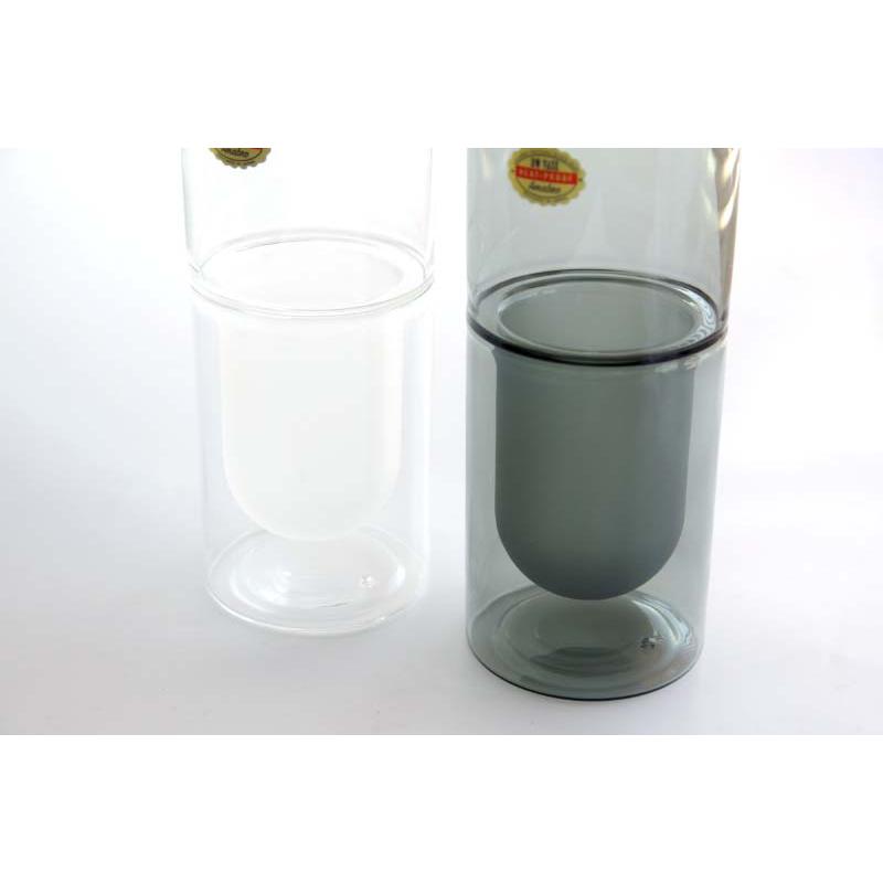 ダブルウォール ベース Lサイズ アマブロ DW VASE L size amabro ガラス 耐熱 花瓶 フラワーベース 植物 キャンドルホルダーの画像