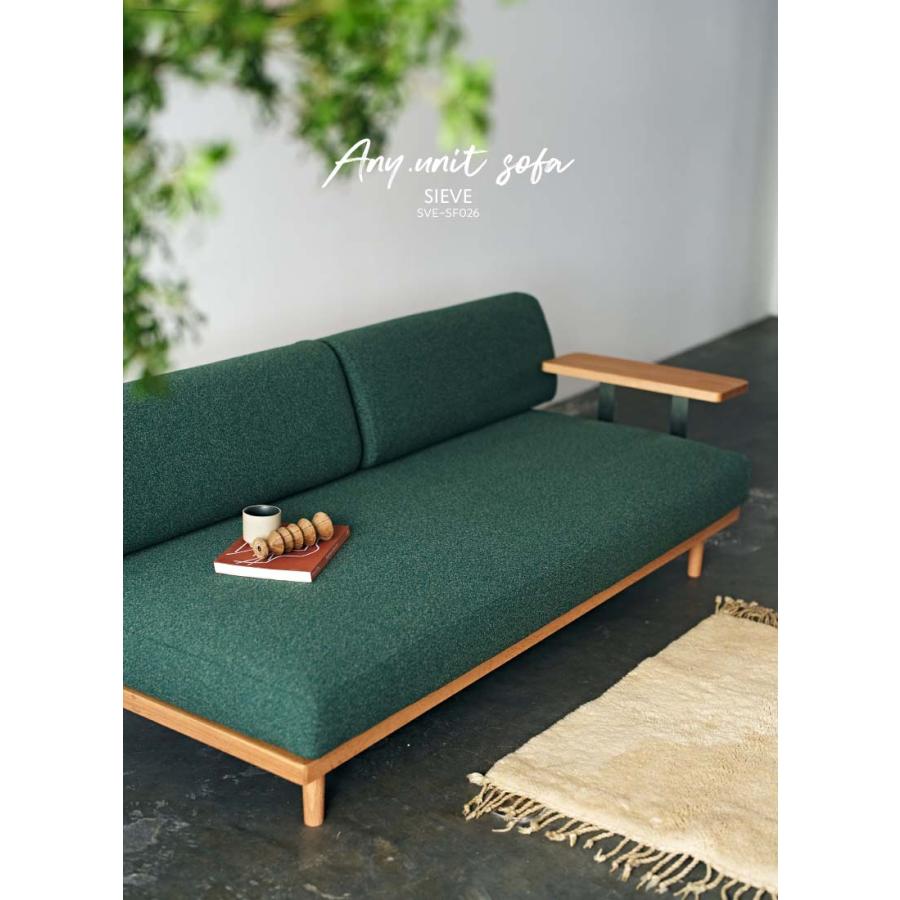 布製 2人掛けソファ 129cm グレイッシュグリーン 【公式通販】