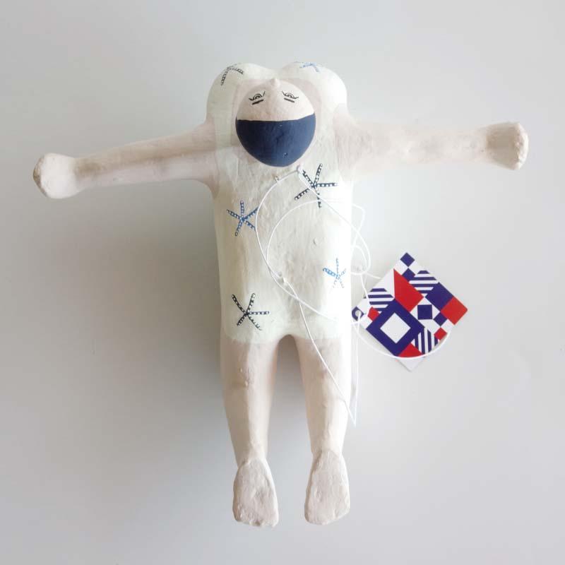 ハンギングダイバー D2429 BATELA Hanging Diver バテラ 張り子 おばさん スペイン レトロ フレンチヴィンテージスタイル_5