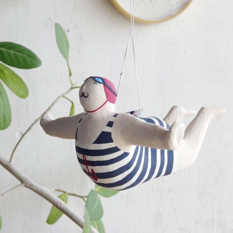 ハンギングダイバー D6683 BATELA Hanging Diver バテラ 張り子 おじさん スペイン レトロ フレンチヴィンテージスタイル_1