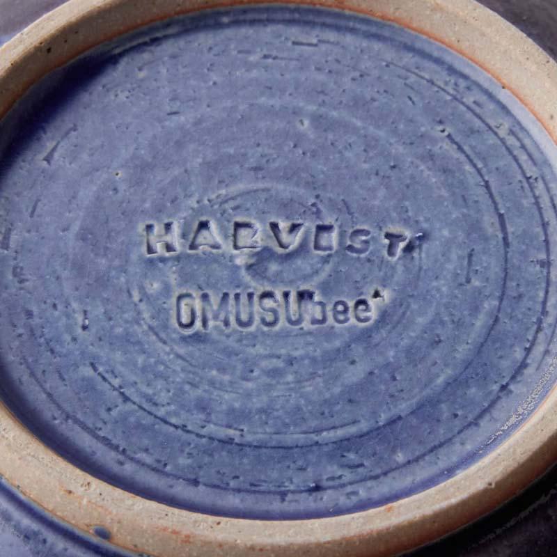 中深皿 信楽四季彩陶 霜降 OMUSUbee 丸十製陶 THE HARVEST 穂芒/露時雨