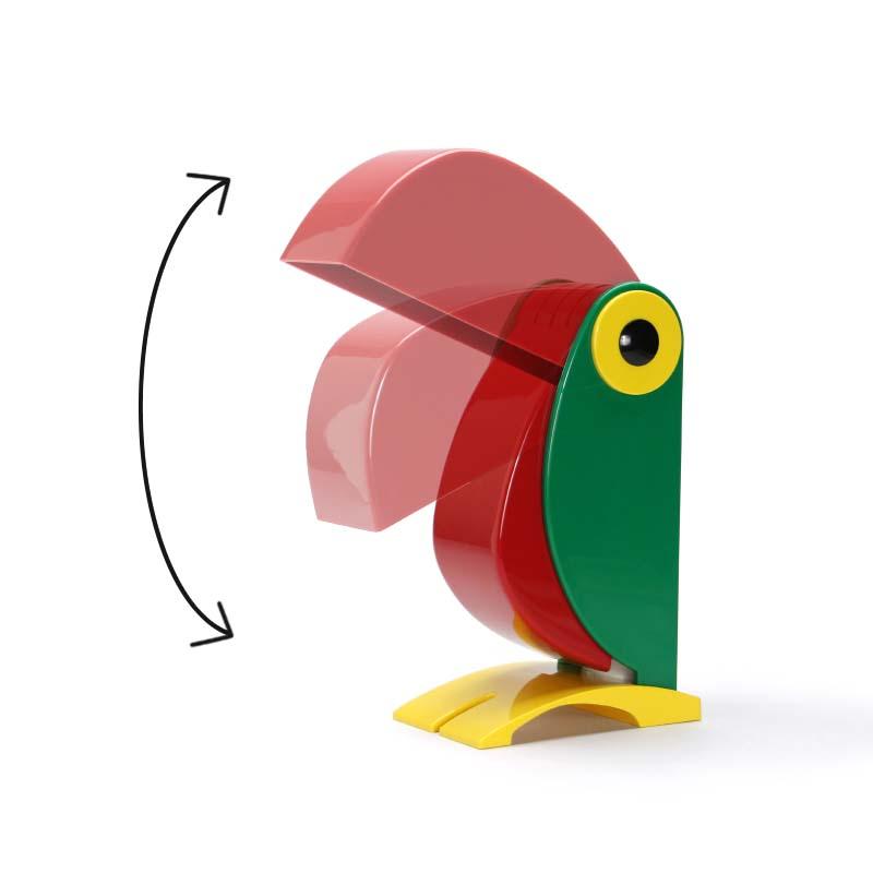 手の形 ランプ Toucan Lamp トゥーカン ランプ Linea Zero グリーン/イエロー