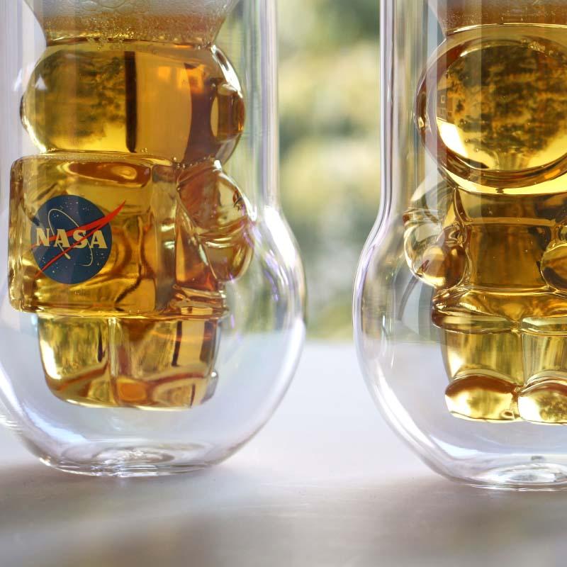 NASA アストロノーツ ダブルウォールグラス 2個セット Astronaut