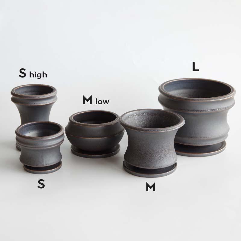 Alloy POT&SAUCER L アロイ ポット&ソーサー Lサイズ φ150 × H120mm 5