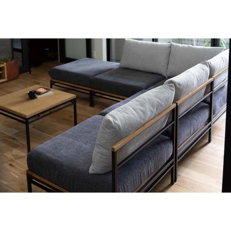 オットマン ADRS カーラ ソファ オットマン アドレス Karla Sofa Corner モジュール ソファー 北欧テイスト １人用 Address ADR-SF001Oの画像