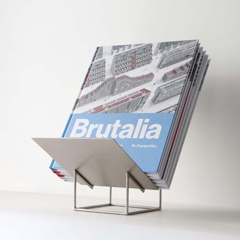 ティラー ブック スタンド Tilaa Book Stand 本立て スチール 本 書籍 雑誌 レコード ミニマルデザイン シンプル インテリア収納 飾る | DETAIL | 02